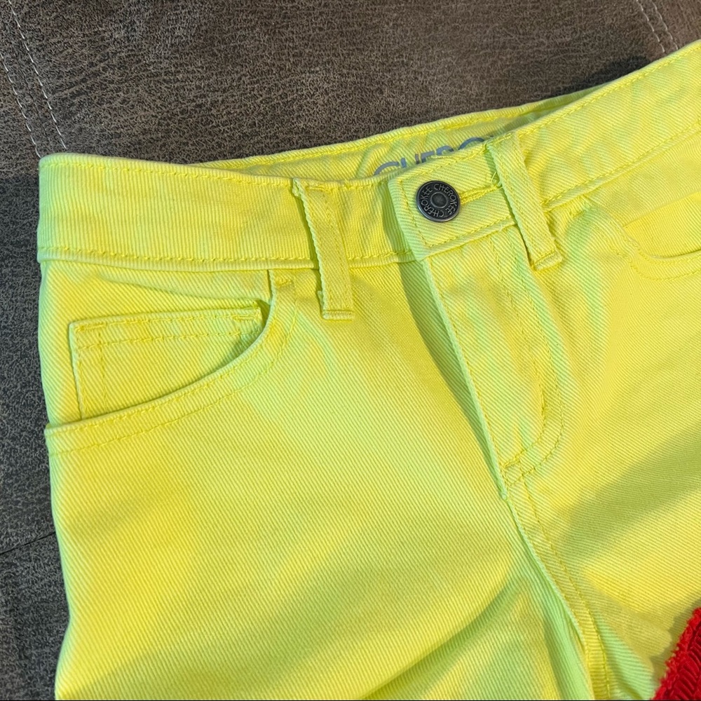 Little Girls Ruffle Jean Shorts - Picture 5 of 5